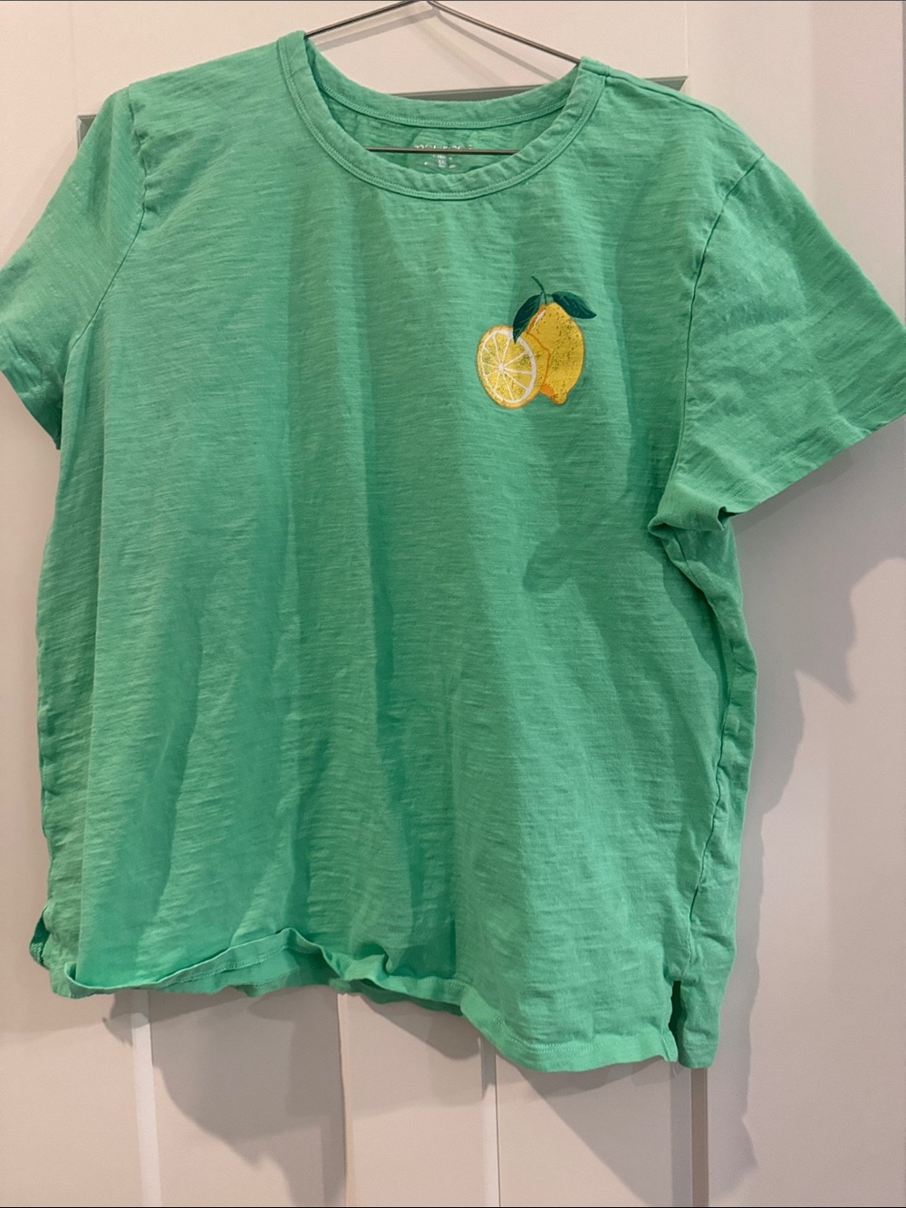 Maurices Green Tee with Lemon Patch